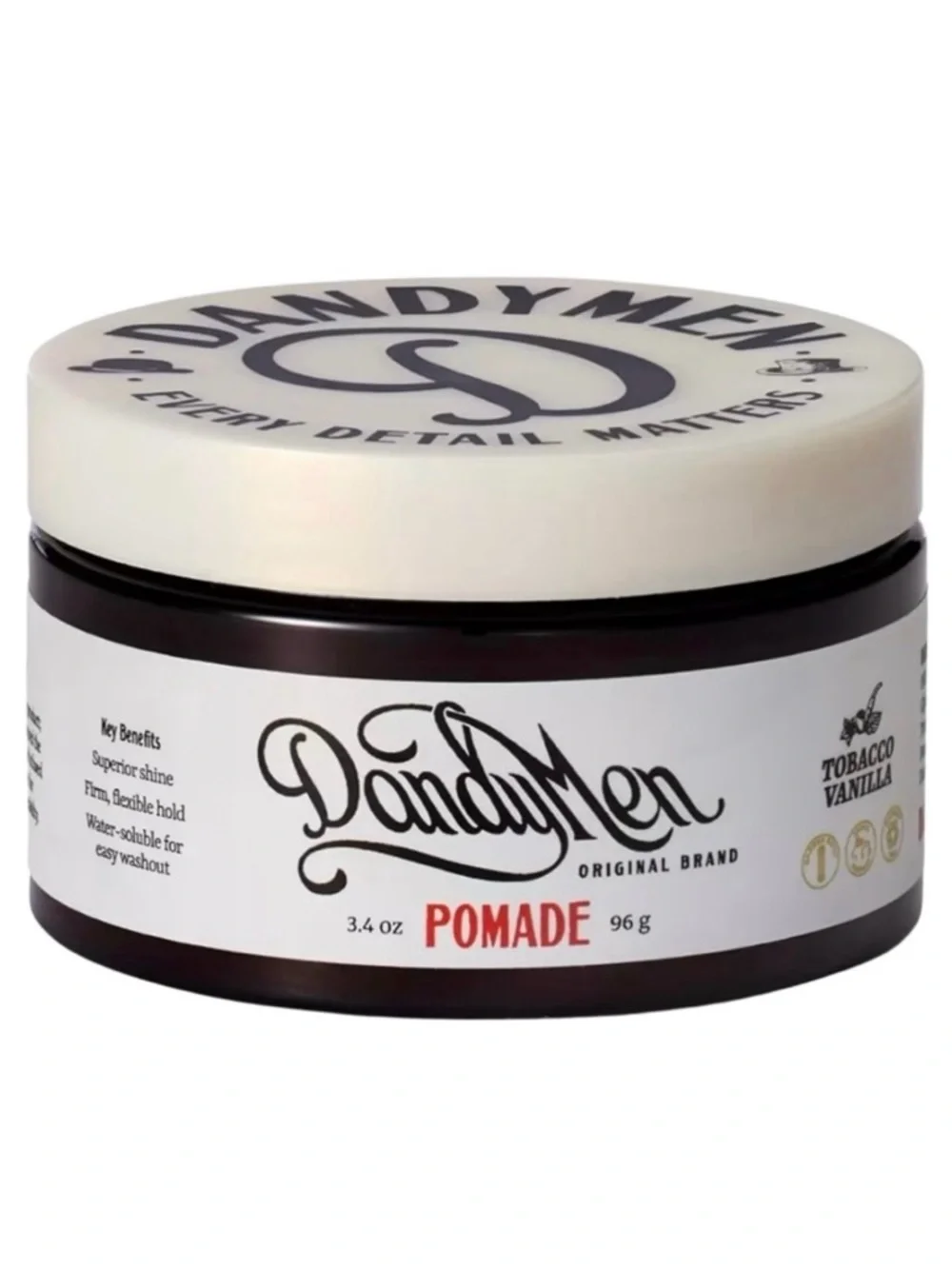 DandyMen Tobacco Vanilla Pomade 3.4oz